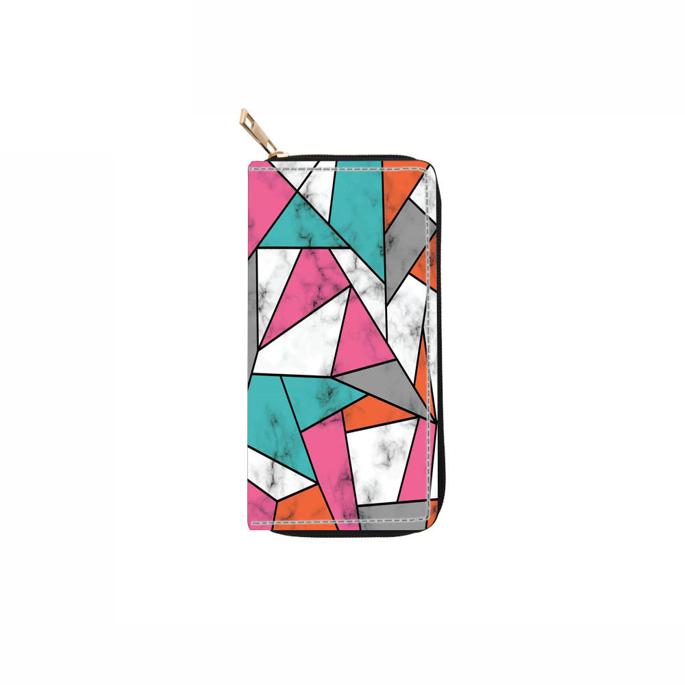 Wholesale Ethnic Style Cartoon Star PU Long Zippered Wallet